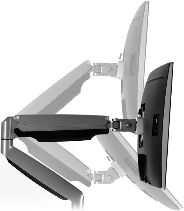 Alt view image 14 of 15 - Mount-It! Monitor Arm Desk Mount | Full Motion Articulating Height Adjustable | Fits 21-32 Inch Screens