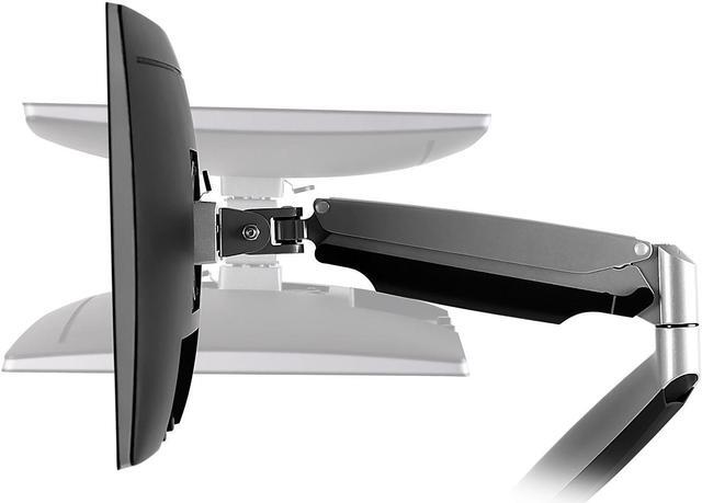 Alt view image 13 of 15 - Mount-It! Monitor Arm Desk Mount | Full Motion Articulating Height Adjustable | Fits 21-32 Inch Screens