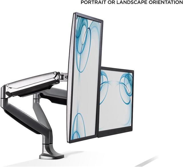 Alt view image 15 of 15 - Mount-It! Monitor Arm Desk Mount | Full Motion Articulating Height Adjustable | Fits 21-32 Inch Screens