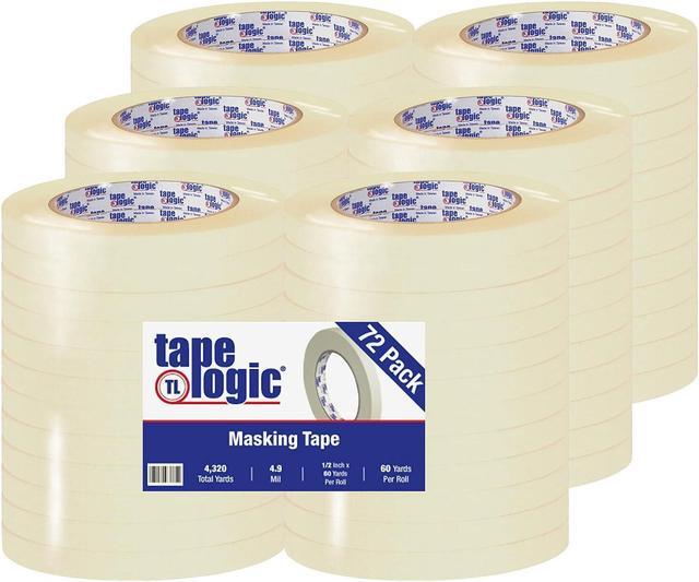 White Masking Tape, 2 x 60 yds., 4.9 Mil Thick