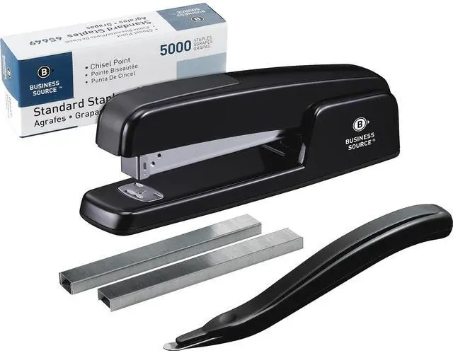 Alt view image 6 of 6 - Business Source Stapler Value Pack 6/PK BK 41890