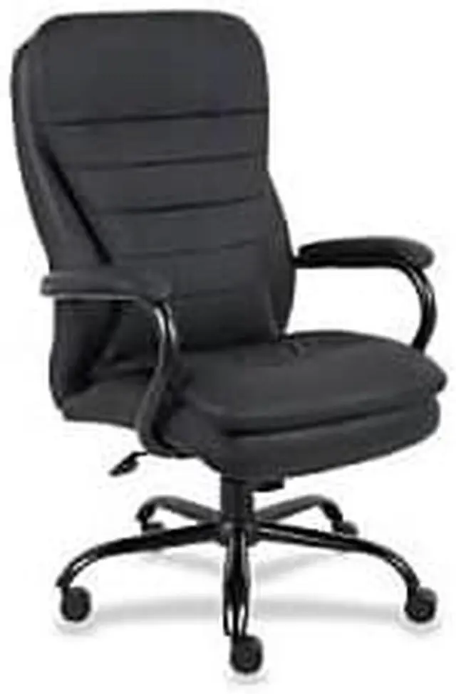 Alt view image 5 of 5 - Lorell Executive Chair Dbl Cushion 33-1/2"x31"x45-1/2" Black 62624