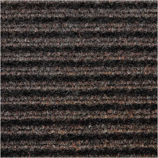 Alt view image 6 of 9 - Crown Needle Rib Wipe & Scrape Mat Polypropylene 36 x 60 Brown NR0035BR