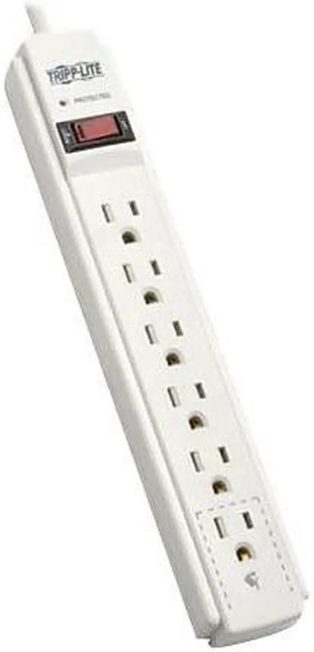 Main image of Tripp Lite 6 Outlet Surge Protector 6' Cord 790 Joules (TLP606TAA)