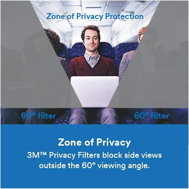 Alt view image 9 of 12 - 3M High Clarity Privacy Filter Black