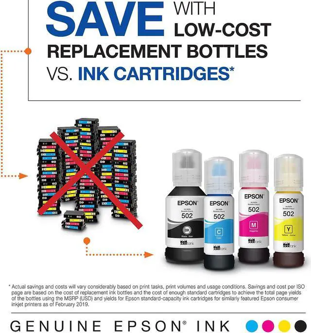 Alt view image 11 of 20 - Epson T502 Multi-Color Ink Cartridges C/M/Y 3-Pack