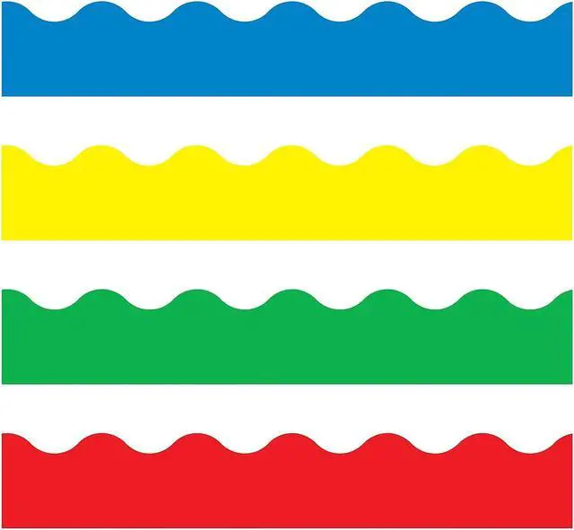 Alt view image 14 of 15 - Trend Terrific Trimmers Border Variety Pack 2 1/4 x 39 Assorted Colors 48/Set