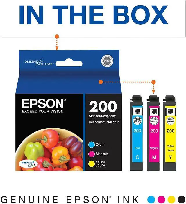 Alt view image 11 of 14 - EPSON T200520-S Ink Cartridge 3 Colors
