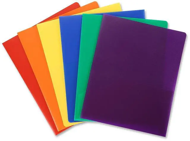 Alt view image 5 of 5 - Business Source 2-pocket Poly Portfolio