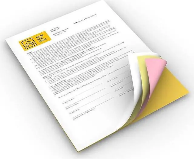 Alt view image 12 of 13 - Xerox Bold Digital Carbonless Paper 8 1/2 x11 White/Canary/Pink/Gldrod 5 000