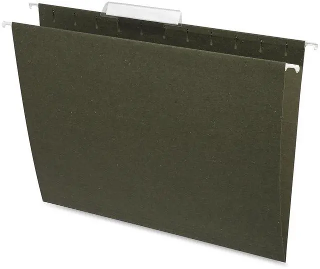 Alt view image 2 of 5 - Business Source Hanging Folder 1/3 Tab Cut Letter 25/BX Standard Green 17532