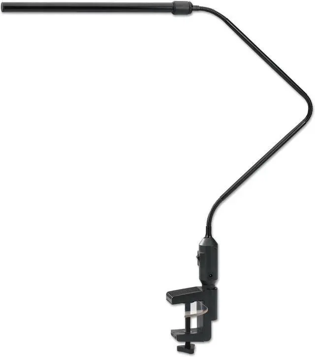 Alt view image 10 of 12 - Alera LED Desk Lamp With Interchangeable Base/Clamp 5.13"wx21.75"dx21.75"h Blk