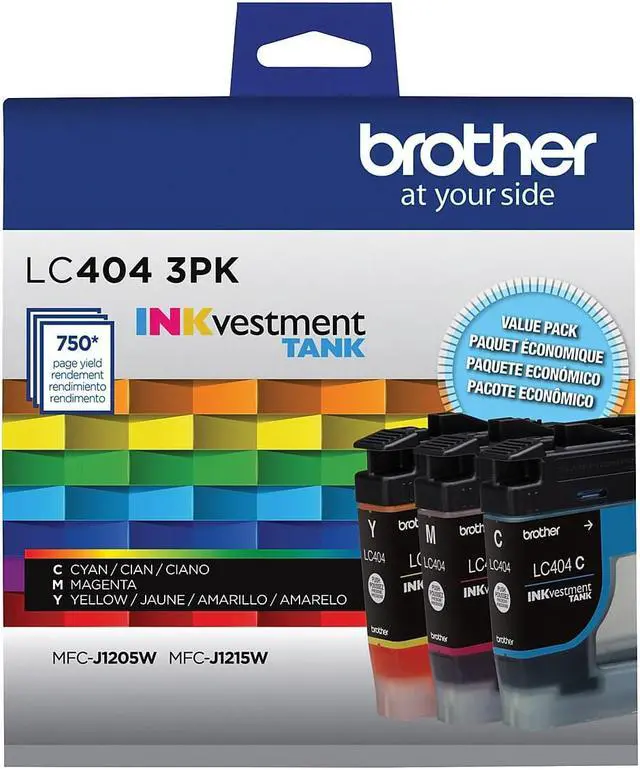 Alt view image 3 of 16 - Brother LC4043PK INKvestment Ink Cyan/Magenta/Yellow 3/Pack LC4043PKS