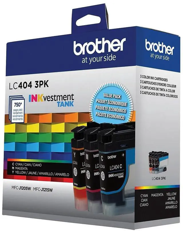 Alt view image 7 of 16 - Brother LC4043PK INKvestment Ink Cyan/Magenta/Yellow 3/Pack LC4043PKS