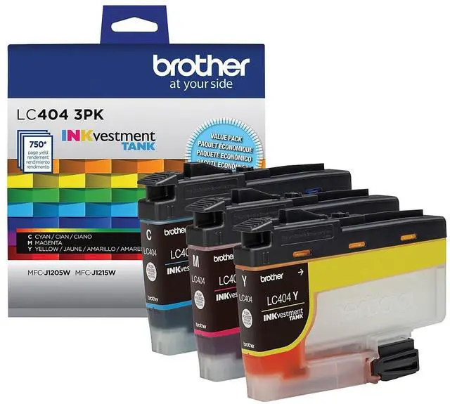 Alt view image 5 of 16 - Brother LC4043PK INKvestment Ink Cyan/Magenta/Yellow 3/Pack LC4043PKS