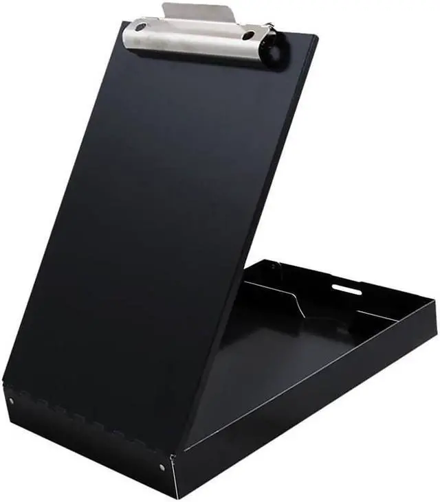 Alt view image 11 of 12 - Saunders Storage Clipboard 1-1/2" Storage 9"Wx14-1/4"Lx2-3/4"H BK 11018