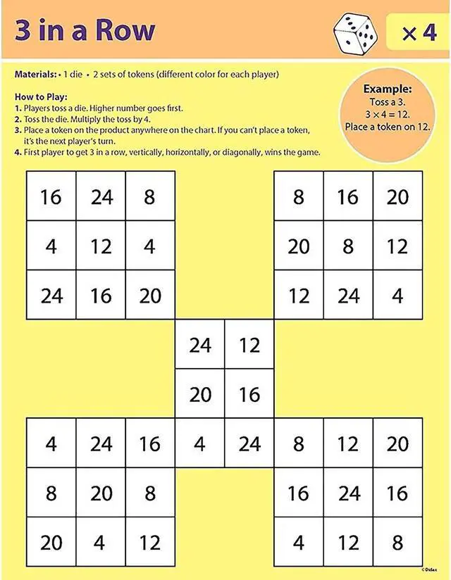 Alt view image 7 of 9 - Didax Dice Games for Multiplication Mastery (DD-211885)