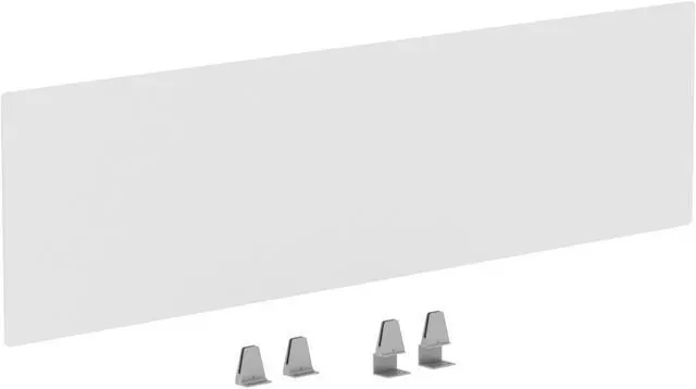 Alt view image 10 of 10 - Lorell Modesty/Privacy Panel f/71-5/8"W Desks 59"x15-3/4" CL 16221