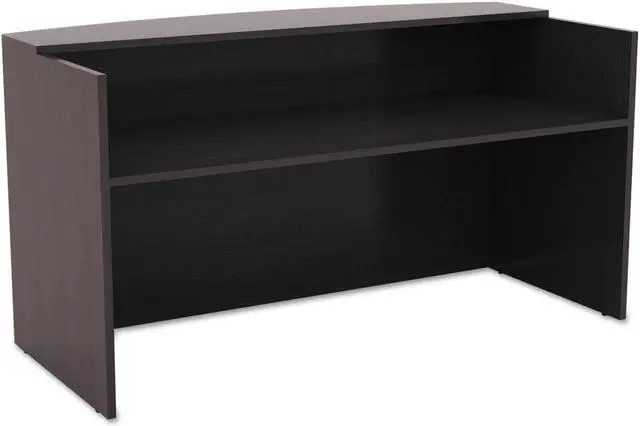 Alt view image 6 of 18 - Alera Valencia Series Reversible Return/Bridge Shell, 35w x 23 5/8d, Espresso