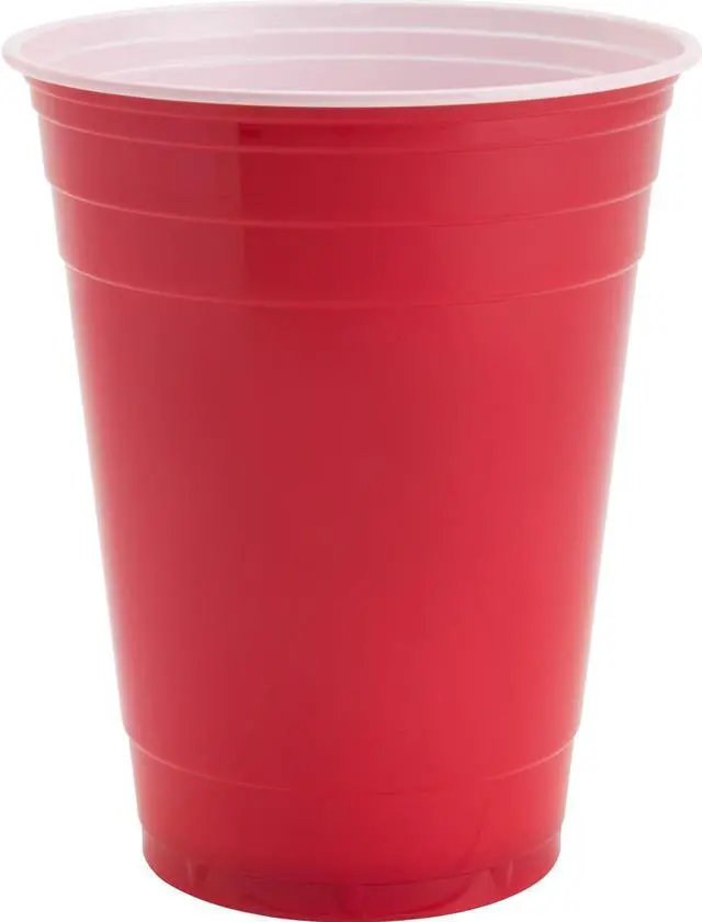 Main image of Genuine Joe Party Cups 16oz. 50PK Red 11251