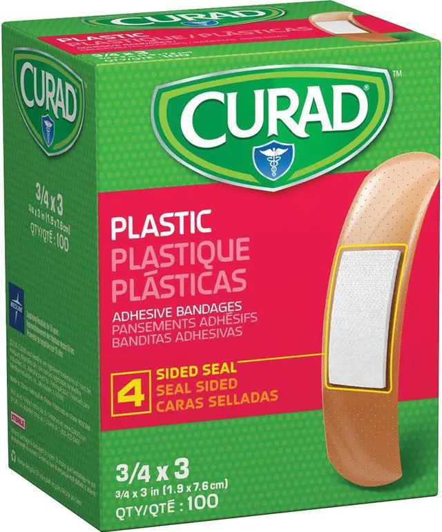 Alt view image 2 of 7 - Medline NON25500 Adhesive Bandages, Plastic