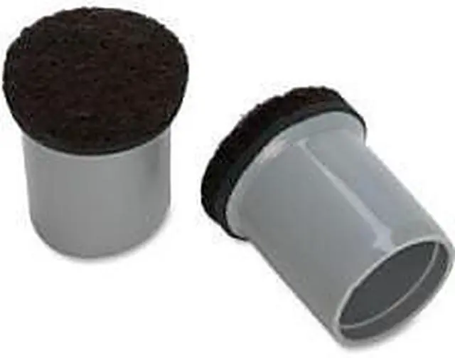 Alt view image 18 of 18 - Lorell Replacement Chair Tip w/Felt 3/4 16/Bag Gray 49323