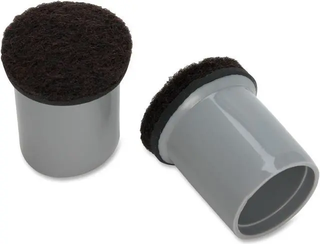 Main image of Lorell Replacement Chair Tip w/Felt 3/4 16/Bag Gray 49323