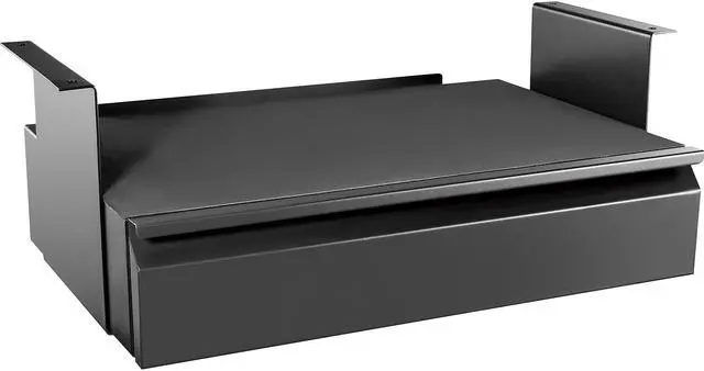 Alt view image 2 of 5 - Mount-It! Under Desk Pull-Out Drawer Kit with Laptop and Tablet Shelf