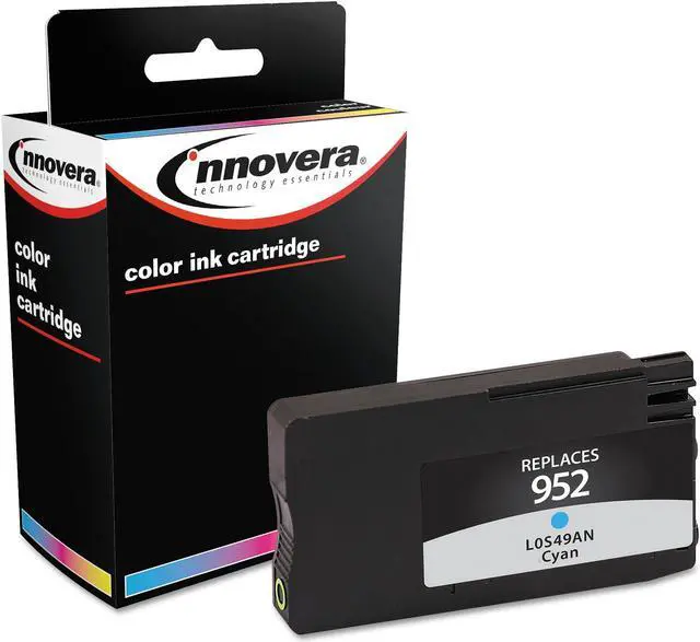Main image of Innovera Compatible Cyan Ink Cartridge Replacement for HP 952 L0S49AN
