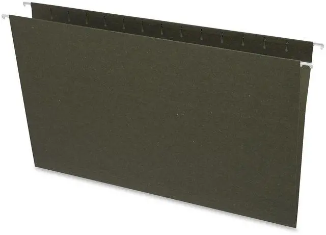 Alt view image 2 of 6 - Business Source Hanging Folders w/o Tabs Legal 25/BX Green 26529