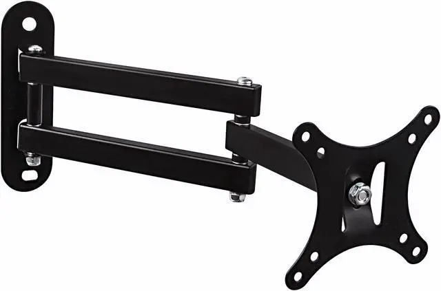 Alt view image 8 of 13 - Mount-It! Mount-lt! Adjustable Monitor Arm Up to 24" Black (MI-2041)