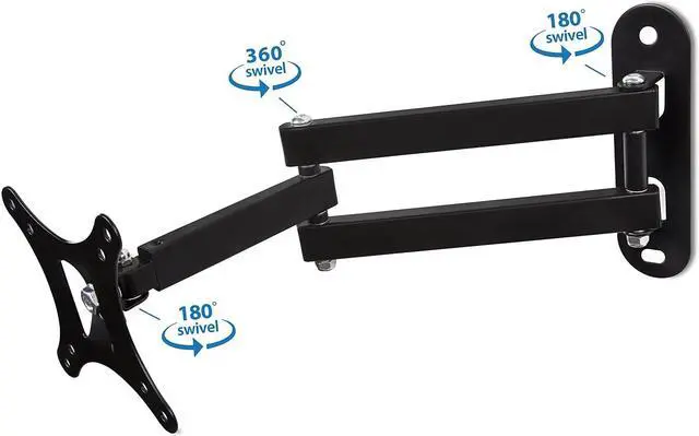Alt view image 11 of 13 - Mount-It! Mount-lt! Adjustable Monitor Arm Up to 24" Black (MI-2041)