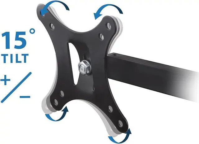 Alt view image 12 of 13 - Mount-It! Mount-lt! Adjustable Monitor Arm Up to 24" Black (MI-2041)