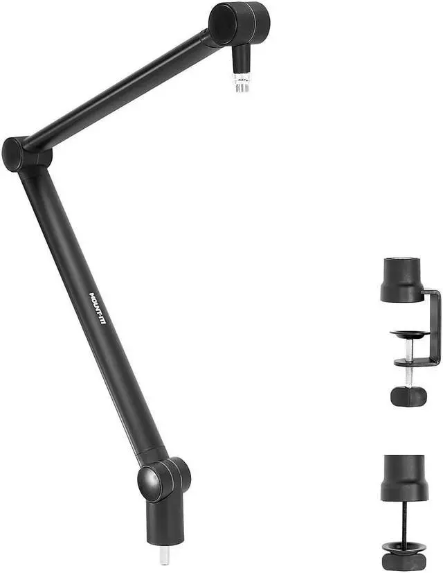 Alt view image 6 of 11 - Mount-It! Adjustable Microphone Boom Arm | Clamp Included | Podcast Microphone Holder
