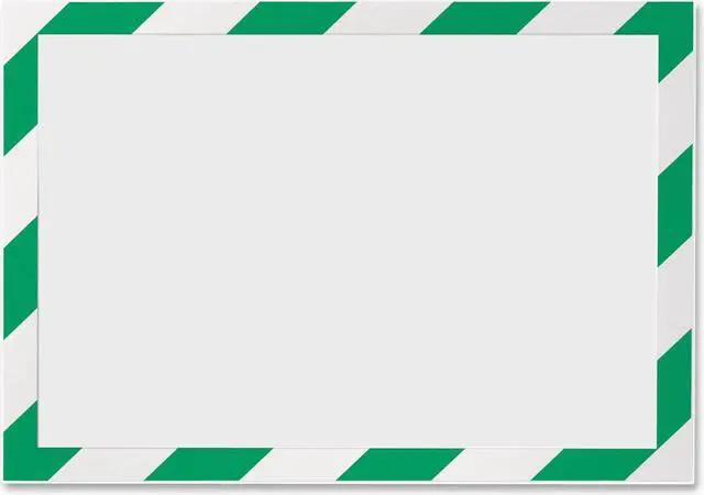 Alt view image 10 of 10 - Durable 4770131 Twin-color Border Self-adhesive Security Frame