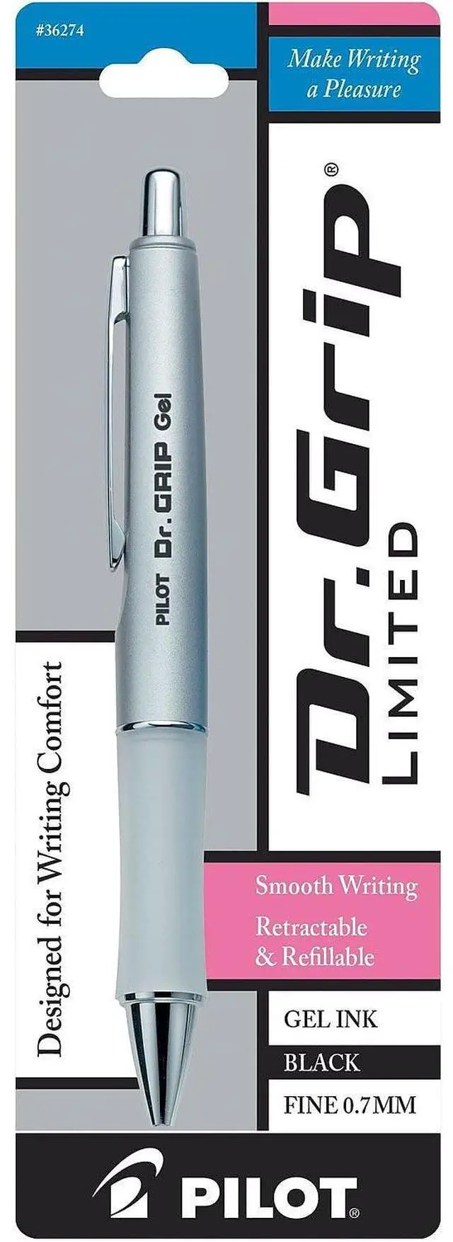 Alt view image 6 of 9 - Pilot Pen Gel Retractable Black Ink/Assorted Barrel 36274