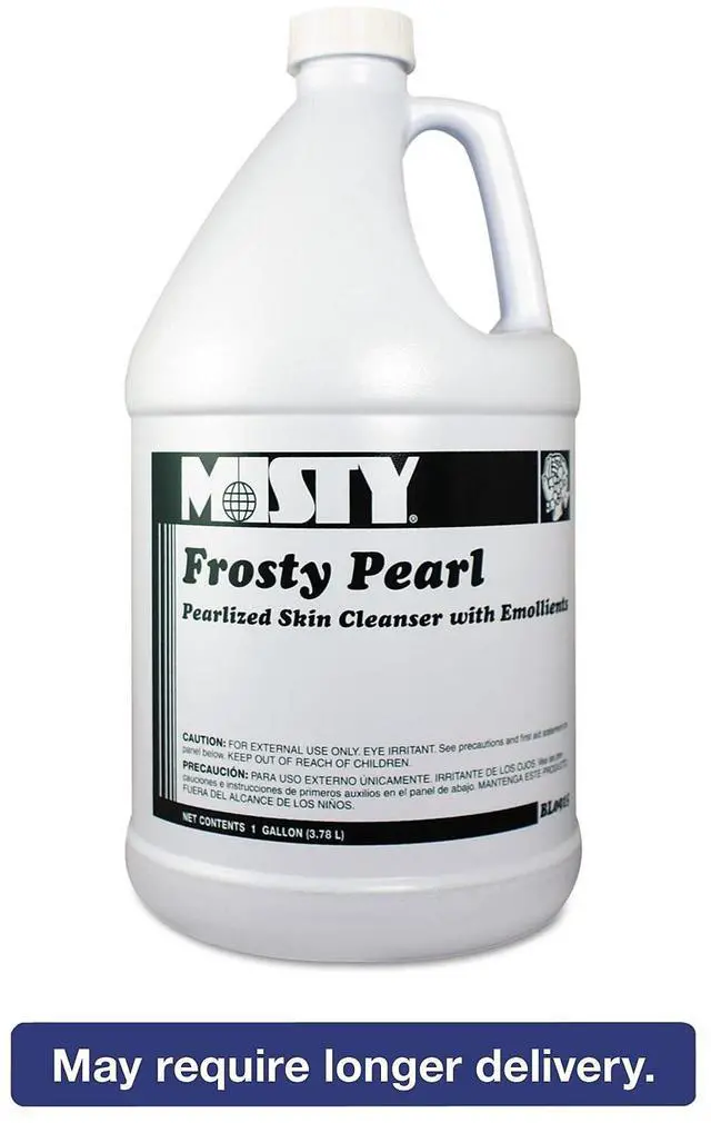 Alt view image 5 of 5 - Misty Frosty Pearl Soap Moisturizer Frosty Pearl Bouquet Scent 1 Gal Bottle 1038793