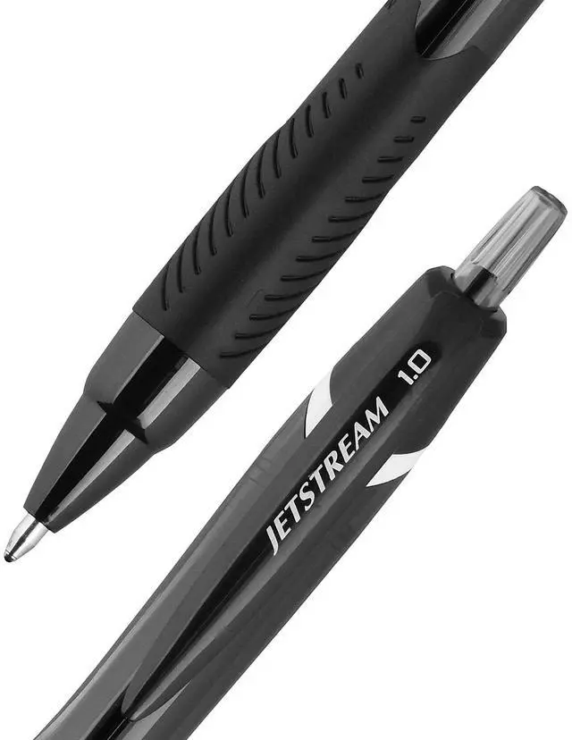 Alt view image 5 of 17 - Uni-ball Jetstream Elements Ballpoint Pen Medium 1 mm Assorted Ink 12 Pack 70171