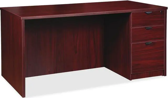 Alt view image 2 of 3 - Lorell Prominence Pedestal Desk PD3672RSPMY