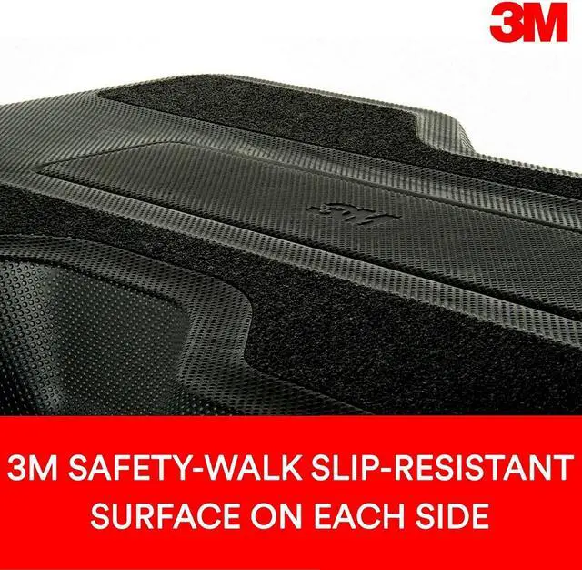 Alt view image 10 of 13 - 3m Foot Rest for Standing Desks, 19.98 x 4.2 x 19.97, Black (MMMFR200B)