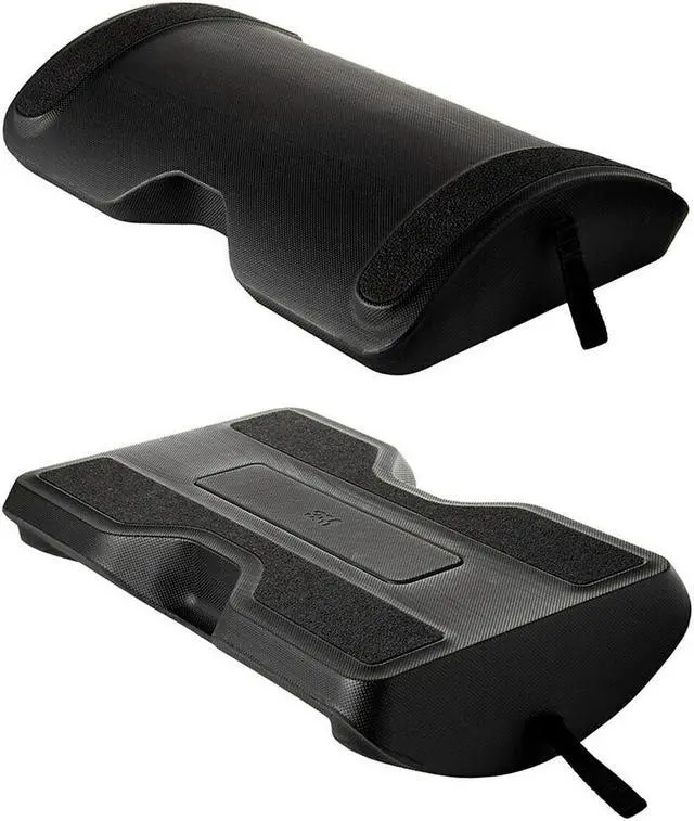 Alt view image 6 of 13 - 3m Foot Rest for Standing Desks, 19.98 x 4.2 x 19.97, Black (MMMFR200B)