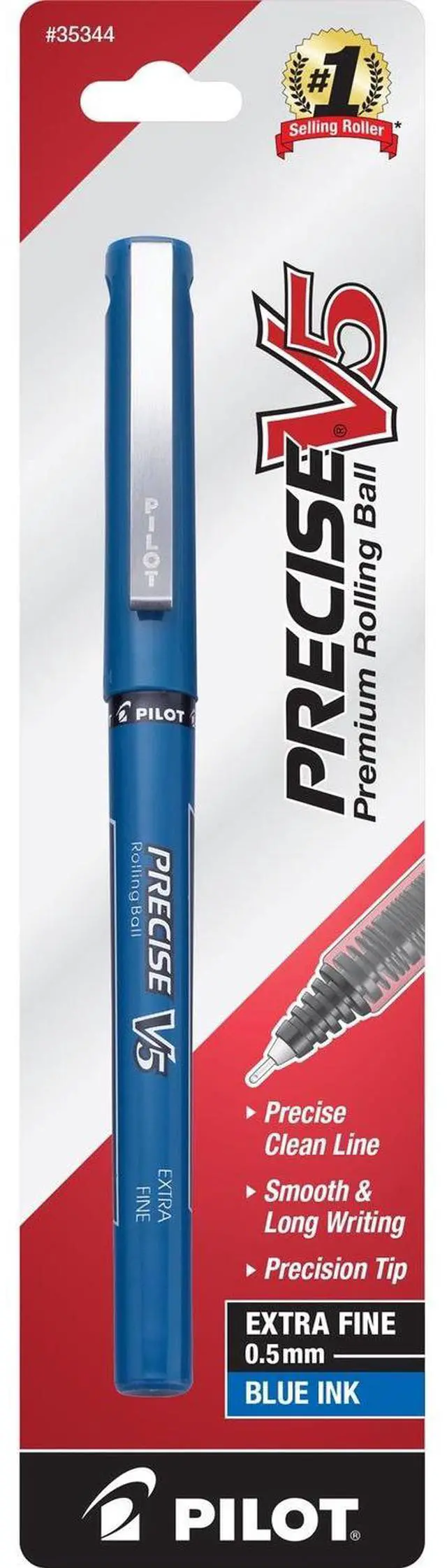 Alt view image 2 of 2 - Pilot Roller Ball Pen Nonrefillable Extra Fine Blue 35344