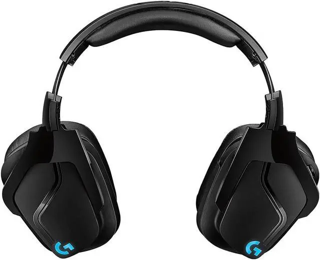 Alt view image 13 of 20 - Logitech - G935 Wireless 7.1 Surround Sound Over-the-Ear Gaming Headset for PC with LIGHTSYNC RGB Lighting - Black/Blue