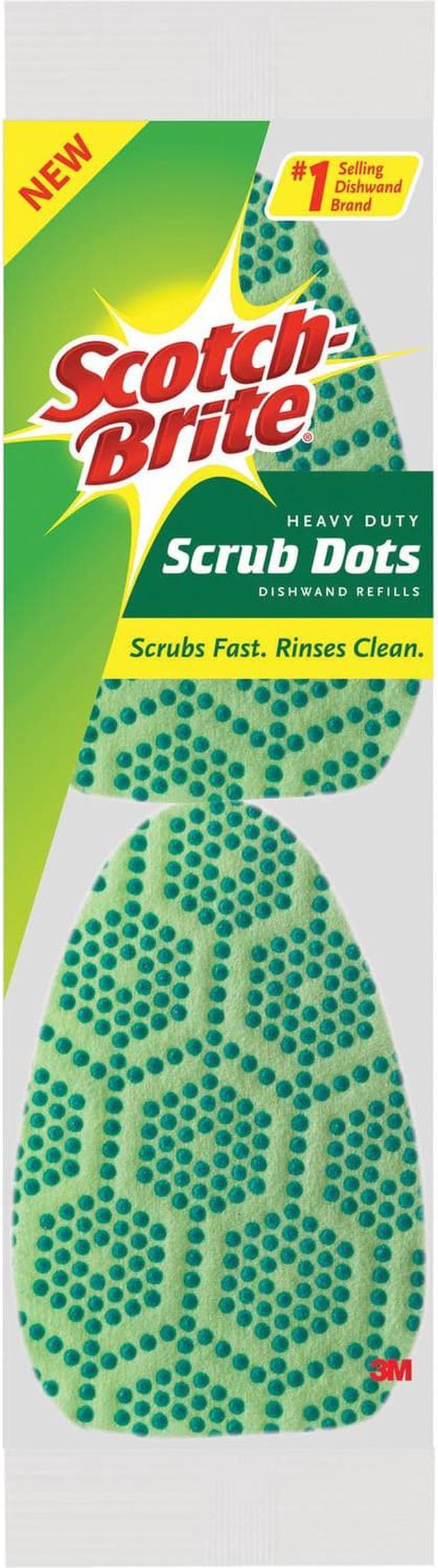 Scotch-Brite Heavy Duty Dishwand Scrubber Refills, 2 count