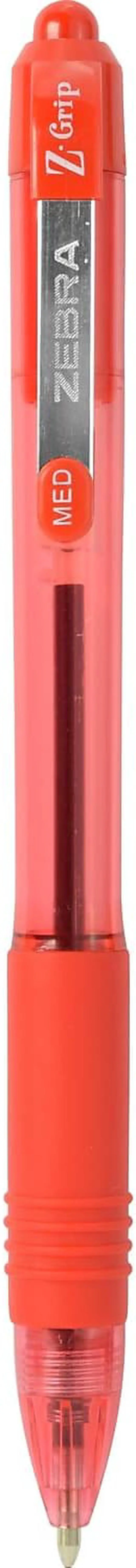 Alt view image 10 of 13 - ZEBRA PEN CORP. Z-Grip Retractable Ballpoint Pen Assorted Ink Medium 48/Pack 22048