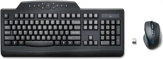 Alt view image 11 of 13 - Kensington Black Proprietary Interface RF Wireless Standard Wireless Media Desktop Set