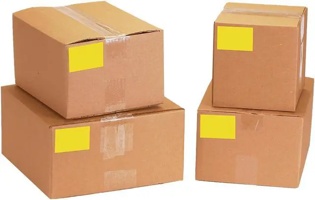 Alt view image 3 of 6 - TAPE LOGIC DL631L Inventory Rectangle Labels, 3"x4", Fluorescent Yellow, 500
