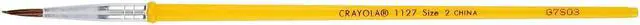 Alt view image 3 of 9 - Crayola Camel Hair Watercolor Brush, Plastic Handle-Size 2 05-1127-002