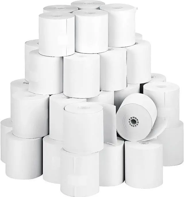 Alt view image 5 of 6 - Iconex Impact Bond Paper Rolls 3" x 150 ft White 50/Carton 90742238