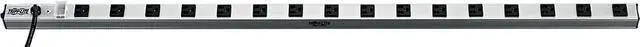 Alt view image 5 of 11 - TRIPP LITE PS4816 16 Outlets Power Strip 120V Input Voltage 1800 W Maximum Power 15 ft. Cord Length